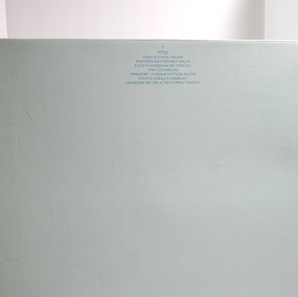 Partylite Stratus 3 wick glass Candle Holder P7725 - Picture 12 of 13